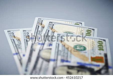 US dollar bills