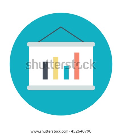 Hanging Chart Colored Vector Icon