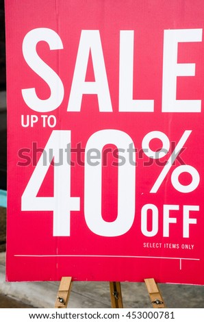 red Banner Signage discount