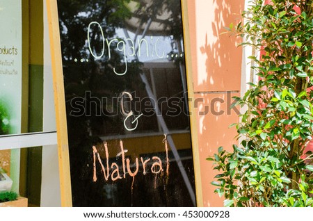  Banner Signage Organic and natural