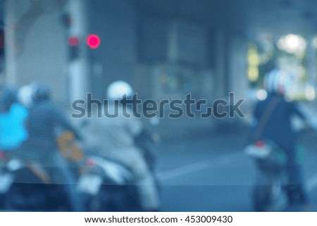 Blurred abstract background of Traffic