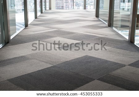 Carpet floor  in public hall  Royalty-Free Stock Photo #453055333