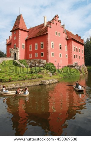 castle Cervena Lhota, Czech republic, Europe