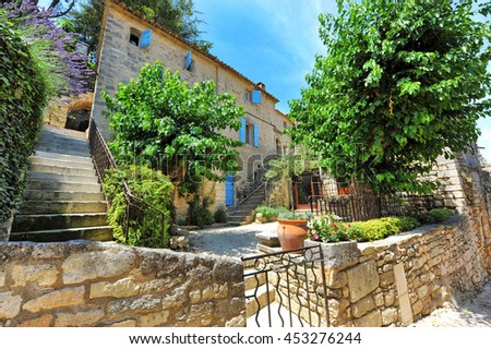 France. Provence landscape. Royalty-Free Stock Photo #453276244
