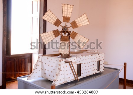 Photo Picture of a Classic Vintage Windmill Building