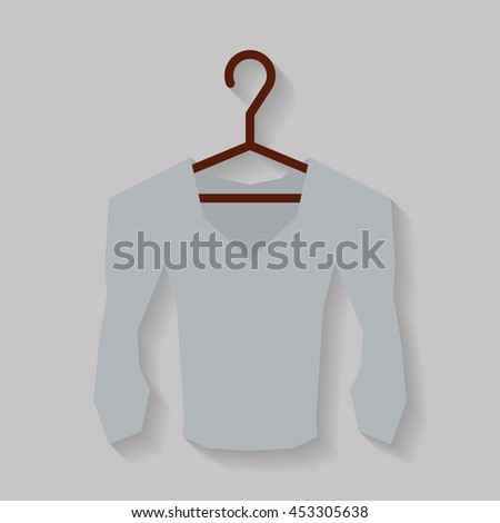 Isolated shirt, Vector illustration