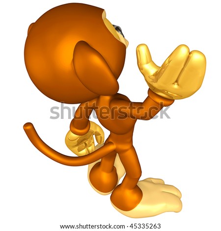 Mini Gold Guy Monkey