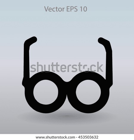 Glasses vector illustration
