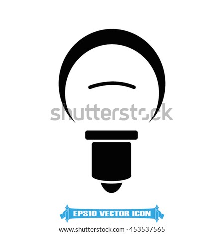 Lamp icon vector illustration EPS 10.