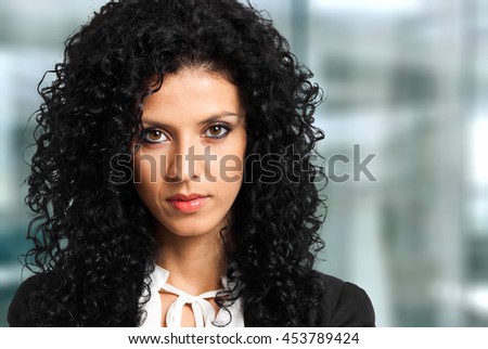 Portrait of a female manager indoor