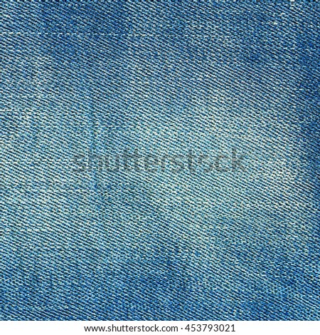 Denim texture. Light blue jeans vintage background