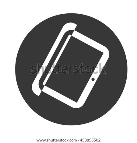 pc laptop gray object icon vector illustration