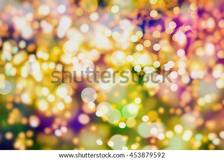 abstract blurred of blue and silver glittering shine bulbs lights background:blur of Christmas wallpaper decorations concept 