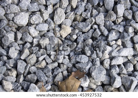 This is a closeup photograph of Granite gravel