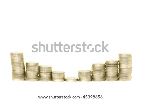  coin wall of M shape