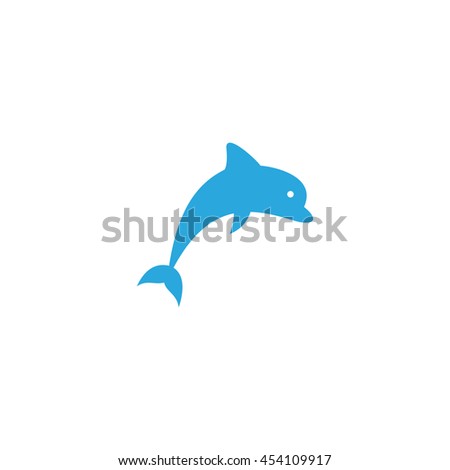 Dolphin - sea animal. Dolphin black art. Dolphin Silhouette. Dolphin isolated. Dolphin vector. Dolphin illustration.Dolphin with a shadow. Dolphin  Dolphin  Dolphin Icon.