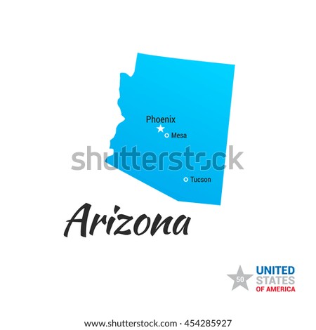 Arizona USA State Map