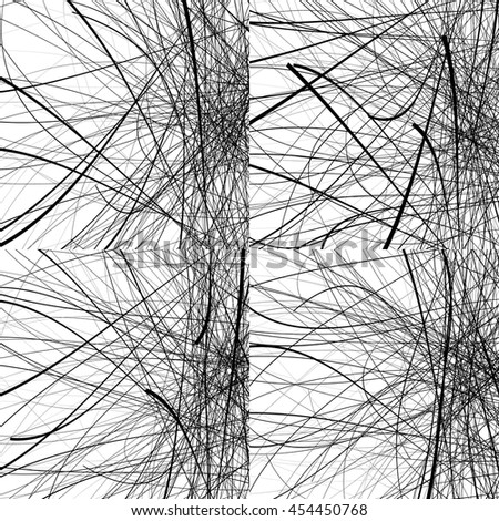Geometric illustration(s) with random, edgy, irregular lines. Dynamic intersecting lines.