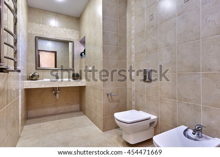 bathroom with a beautiful interior