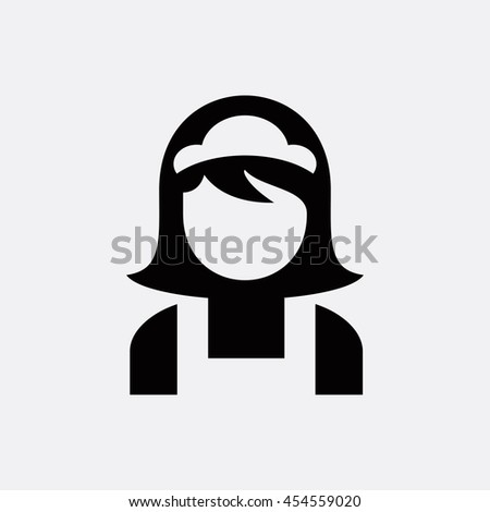 Maid icon illustration isolated vector sign symbol Royalty-Free Stock Photo #454559020