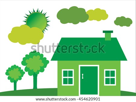 Vector of house design