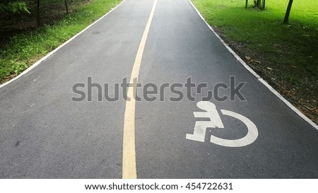 disabled road