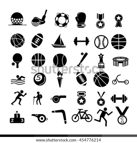 sport icon illustration design