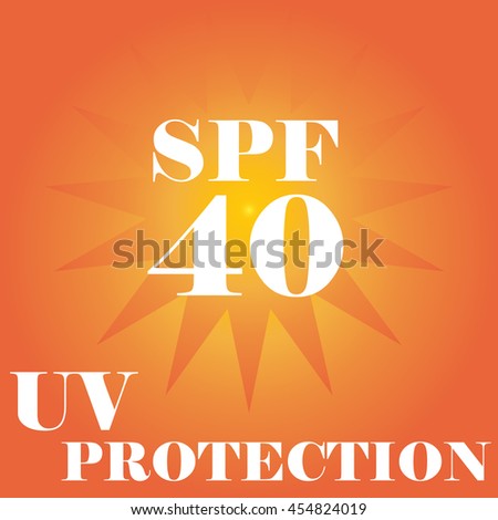 UV Protection SPF 40 illustration