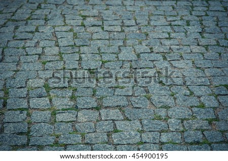 photo of the paving stone in Poland