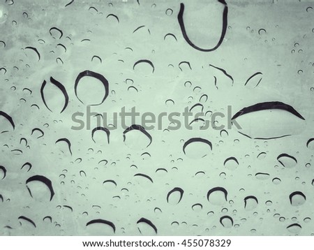 Beautiful pattern and color of water drops background.