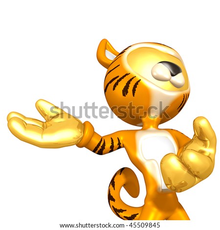 Mini Gold Guy Cat