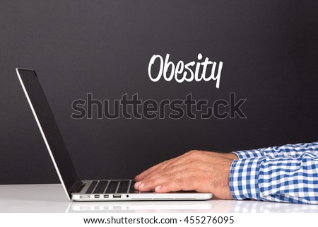 WORKING OFFICE COMMUNICATION PEOPLE USING COMPUTER OBESITY CONCEPT