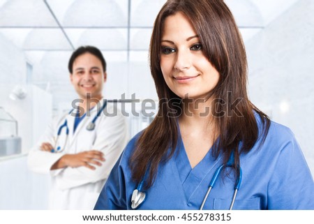 Portrait of a beautiful smiling nurse