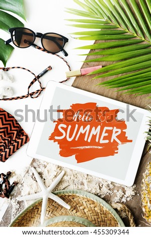 Sea Summer Holiday Vacation Traveling Trip Fresh Concept