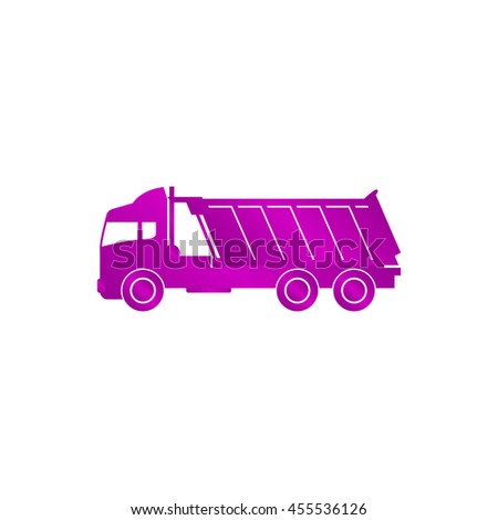 Truck icon. Vector concept illustration for design