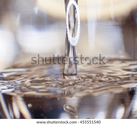 picture of a pouring water into a glass