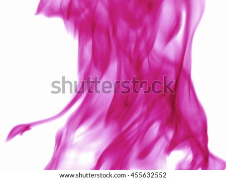 Texture of purple smoke on a white background