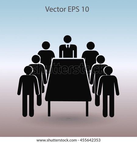 meeting vector icon