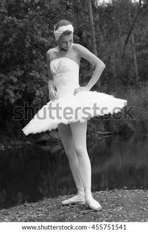 ballerina Swan on this lake