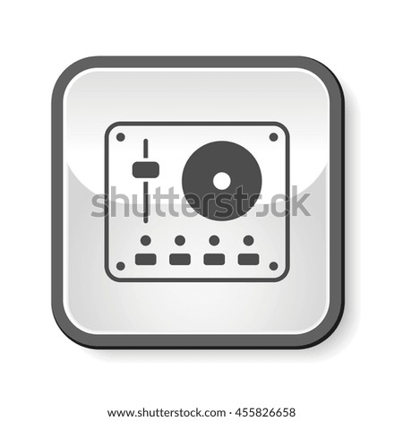 DJ disk icon