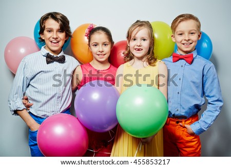 Kids at party