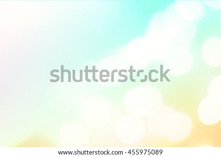 Pastel bokeh light background, Beautiful colorful blurred light bokeh, using for media presentation or desktop wallpaper