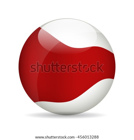 Modern ball. Vector illustration