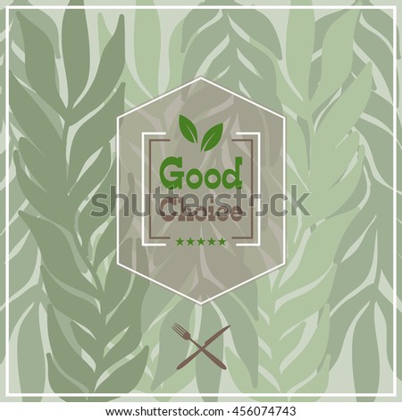 green food background. Vector