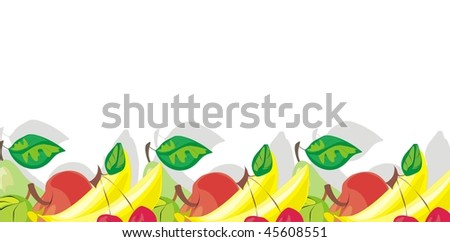 Background with fruit