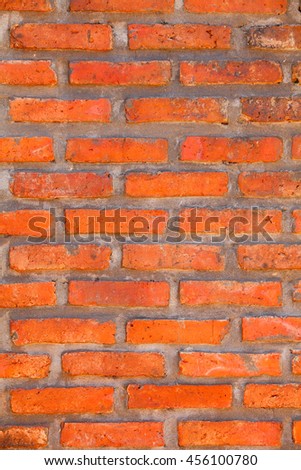 Background old vintage brick wall.