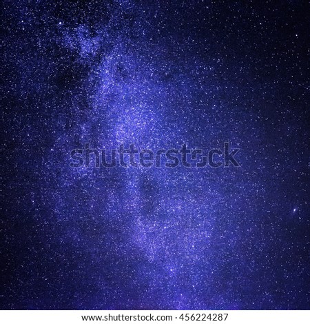 Detailed Photo Of Milky Way Galaxy And Stars - Photographed In Switzerland, Europe