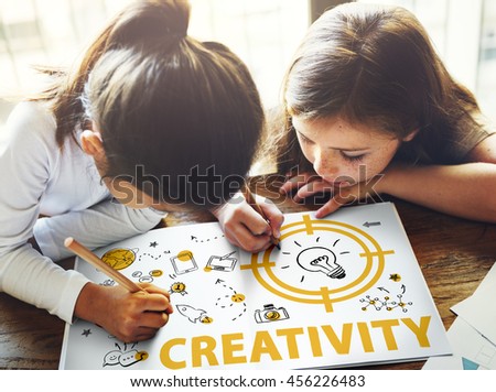Creativity Lightbulb Technology Message Icon Concept