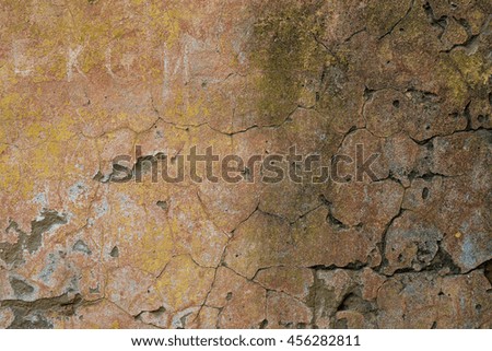 Old plastered surface