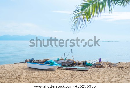 Koh samui island, tropical beach Surat Thani Province, Thailand